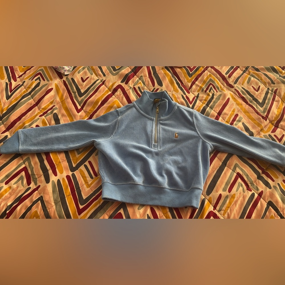 Polo by Ralph Lauren Light Blue Zip-Up Jacket